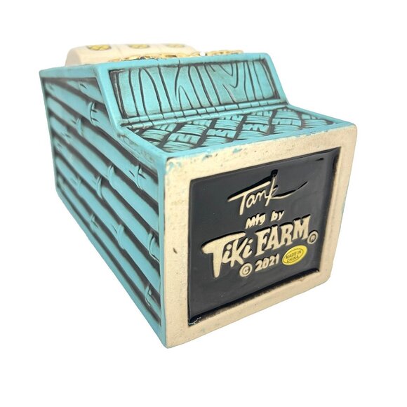 High Roller Tiki Lounge Pineapple Slots Mug Tank 1st Ed 2021 Solvang +3 Swizzles - Picture 9 of 10